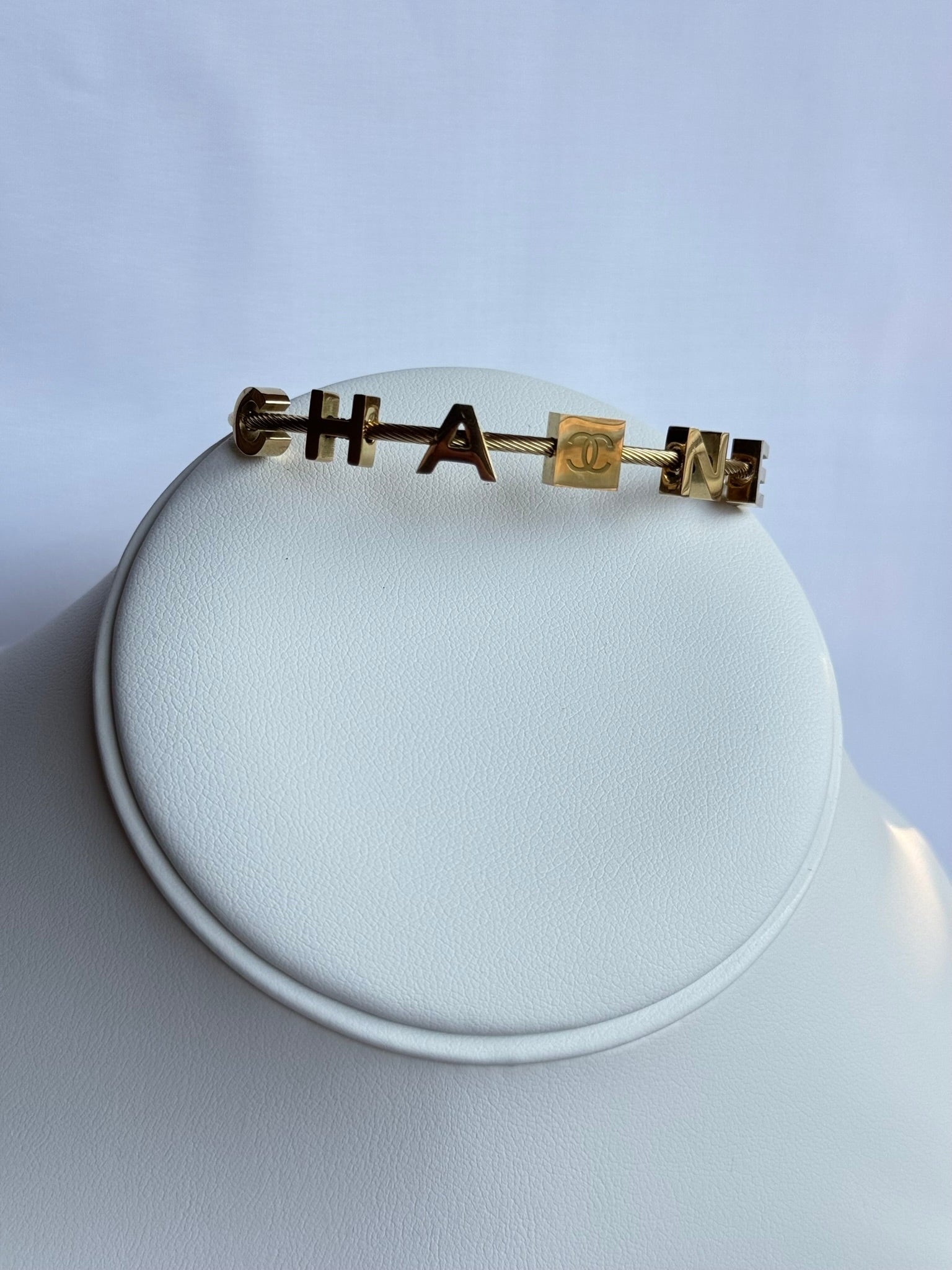 Gold C H A N E L Bracelet