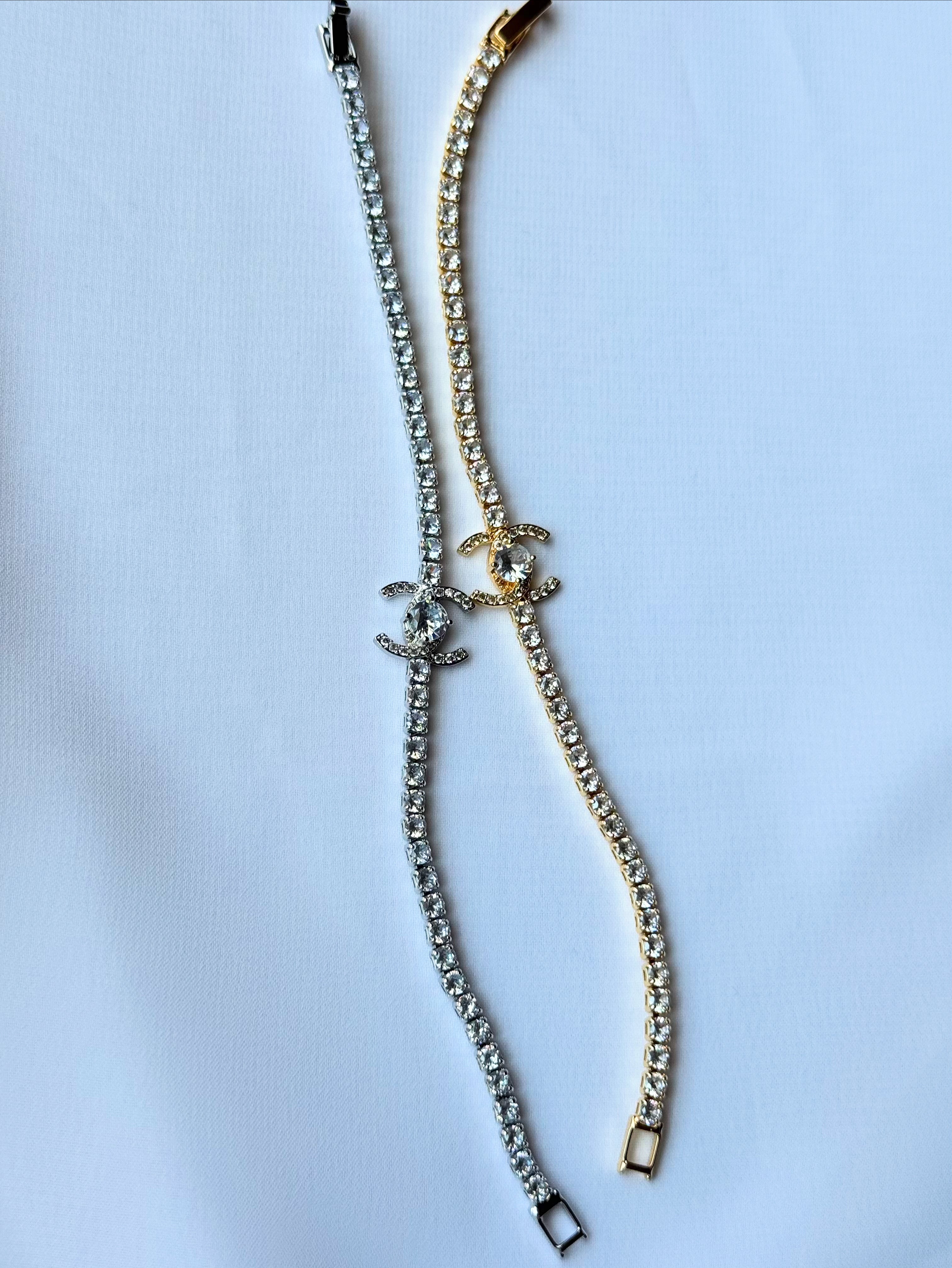 Stunning CC Rhinestone Bracelet